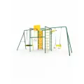 УДСК-7.3 Rokids Атлет-К2 Зеленый-желтый с качелями цепными и качелями-гнездо
