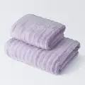Набор махровых полотенец 2 штуки (50x90; 70x130) Ecotex Лайфстайл, цвет светло-сиреневый