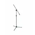 QUIK LOK A302 BK телескопическая микрофонная стойка типа журавль на треноге, высота 97-163 см, длина журавля 77 см, цвет черный