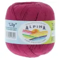 Пряжа Alpina LILY 10 шт. по 50 г 100% мерсеризованный хлопок 175 м №057 сиреневый