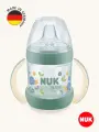 NUK FOR NATURE Бутылочка обучающая с силиконовой насадкой 150 мл 6-18 месяцев
