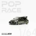 Машинка коллекционная POPRACE 1/64 Pandem Toyota GR Yaris Dark Chrome Diecast Scale Model Car