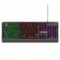 Клавиатура проводная бесшумная USB, 104 клавиши, LED-подсветка, SONNEN K305, черная, 513948, 513948