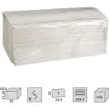 Полотенца бумажные 250 шт, VITA эконом (H3) 1-слой, серые, комплект 20 пачек, 22х23 см, V-сложение, NV-250N1 (арт. 114220)
