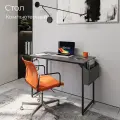Стол письменный, компьютерный лофт INCUBE D002.100. GRP, графит, 100х50х75см, с органайзером, ЛДСП, металл