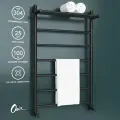 Полотенцесушитель Водяной Onix, модель Classic Plus Black 600x1000 Лесенка с нижним подключением, черный матовый, полный комплект