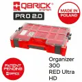 Органайзер для инструмента QBRICK SYSTEM PRO ORGANIZER 300 Red Ultra HD