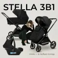 Коляска для новорожденных 3 в 1 Sweet Baby Stella Black