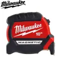 Milwaukee Магнитная рулетка 10 м x 27 мм Сильный магнит Легко читаемая Меньший износ лента для инструментов