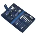 Профессиональный маникюрный набор из 15 предметов MyPads A156-949 для маникюра, педикюра, инструменты по уходу за лицом из высококачественной нер.