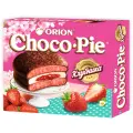 Пирожное  Orion Choco Pie, ягоды, джем, 360 г, 8 уп.