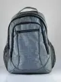 Рюкзак ученический T 2011.12 джинс серый унисекс нейлон на молнии
