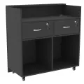 Прилавок истра под кассу №51 выкатной, Черный