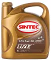Полусинтетическое моторное масло SINTEC LUXE 5W-40, 5 л, 1 шт.