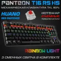 Клавиатура проводная Jet.A Panteon T16 RS HS механ. игровая (RAINBOW LED, HUANO, HotSwap,87кл) черная