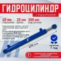 Гидроцилиндр ГЦ 40.25.300.490 ШС 20мм, КУН/ПКУ, ППР-120, комбайн, ОПШ-18, Т-25, МТ3-1221, косилка