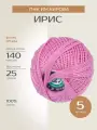 Пряжа ПНК им. Кирова Ирис (1404), флокс, 5 шт. по 25 г