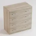Комод КД-1/2 Колизей мебель дуб сонома (ШхГхВ) (700х420х830)мм 4 ящика