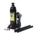 Домкрат гидравлический ER-80041S бутылочный с клапаном 4т, ремкомплект (выс. подъема 195-380мм) в кейсе эврика