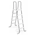 Лестница Intex для бассейнов до 132см, 4 ступеньки, с площадкой, 28067