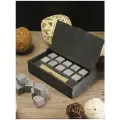Камни для виски, подарочный набор, изумрудный,10 шт/охлаждающие камни для виски/кубики для охлаждения напитков/кубики стеатит/подарок парню/мужчине/папе