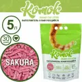 Наполнитель соевый комкующийся для кошачьего туалета ЭКО Тофу Комок (Tofu) 1,8 кг 5 л Сакура