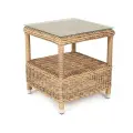 Стол журнальный 4SIS Форио столик кофейный из искусственного ротанга, цвет соломенный арт. YH-S4676W-2