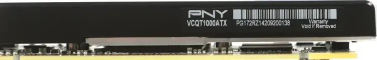 Видеокарта PNY VCNT1000-SB