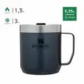 Термокружка с ручкой STANLEY Classic 0.35L Синяя