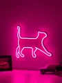 Кот неоновая лампа, светильник