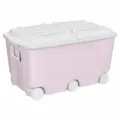 Ящик для игрушек на колесах Розовый 66,5 л, 68,5*39,5*38,5 см