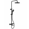 Душевая система для ванны с термостатом Splenka S223.26.06 чёрная