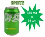 Напиток газированный Sprite (Спрайт) 0,33 л х 24 банки (Китай)
