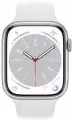 Смарт-часы Apple Watch Series 8 GPS 45mm Silver Aluminium Case White Sport Band M/L MP6Q3LL/A