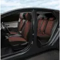 Комплект чехлов Автопилот Алькантара Skoda Octavia A-7 Elegance (с подлокотником) Hb/Wag с 1 Шоколад + Шоколад