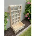 Пергола с большим ящиком для рассады, Квадрат (120х60х45 см)