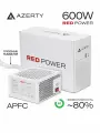 Блок питания компьютера Azerty RPA-600BB2 (600 Вт APFC)