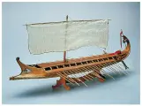 Сборная модель корабля для начинающих Amati (Италия), греческая бирема Greek Bireme, 100 часов, М.1:35
