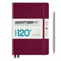 Блокнот Leuchtturm Edition А5, в точку, винный, 203 страниц, твердая обложка