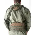 Разгрузочный пояс анатомический 100 см с усиленными подтяжками РПС система MOLLE Модульная разгрузочная система варбелт
