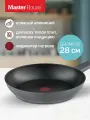 Сковорода антипригарная 28 см индукционная с индикатором нагрева
