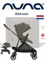 Прогулочная реверсивная коляска для новорожденных Nuna Ixxa swiv Forest зеленый
