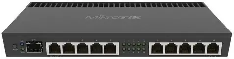 MikroTik Сетевое оборудование MikroTik RB4011iGS+RM Маршрутизатор 1.4ГГц, 4 ядра, 1GB RAM, 512MB NAND, 10x 10/100/1000 LAN, 1 SFP+