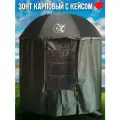Зонт большой для рыбалки карповый шатер с кейсом