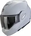 Мотошлем модуляр флип-бэк Scorpion EXO-Tech Evo Pro Solid Light Grey светло-серый глянцевый размер L(58-59)