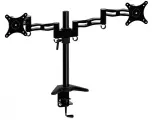 Кронштейн для мониторов Cactus CS-VM-D08-BK черный 13-27 макс.8кг настольный поворот и наклон