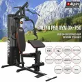 Силовой тренажер кроссовер Alpin PRO GYM GX-750 для верхней и нижней тяги, мультистанция, тренажер напольный