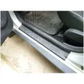 Накладки на внутренние пороги дверей Вариант 2 Renault Duster 2010-2020; Nissan Terrano 2014-2015; Terrano 2016-