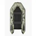 Лодка надувная ПВХ под мотор для рыбалки Фрегат 300 Е, сварные швы, камуфляж