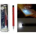 Японская шариковая ручка-фонарик Zebra LightWrite Alpha красная (P-BA96-R)
